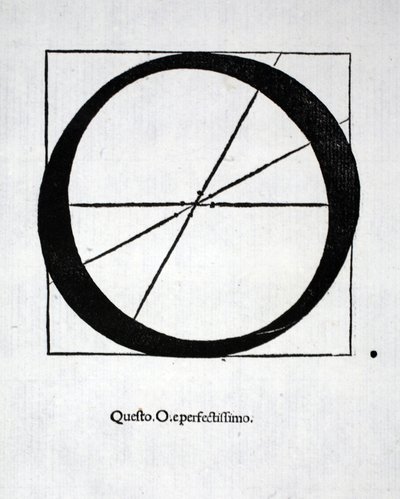 O, illustration from 